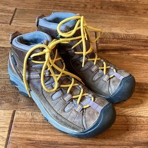 Keen Targhee Waterproof Mid-Height Hiking Boot Brown Leather Women's Size 8
